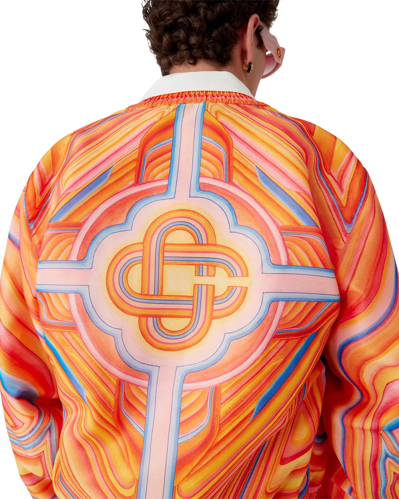 Organza Low Rider Bomber Jacket | Casablanca Paris - 5