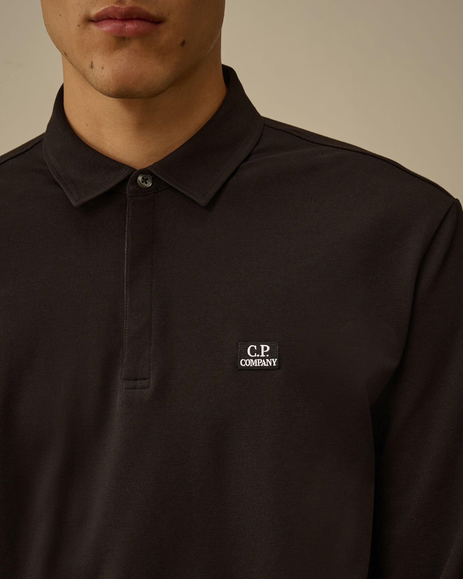 Stretch Piquet Long Sleeve Polo - 5