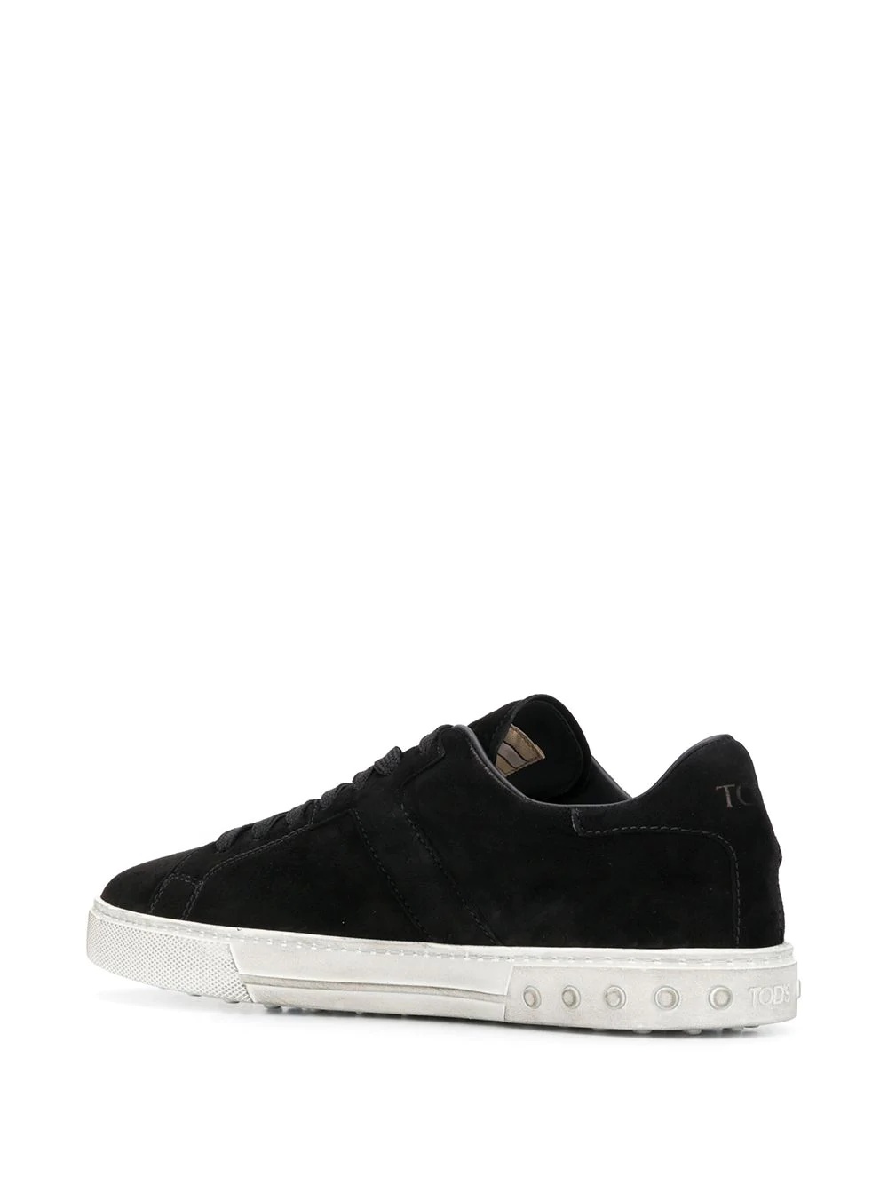 suede lace-up sneakers - 3