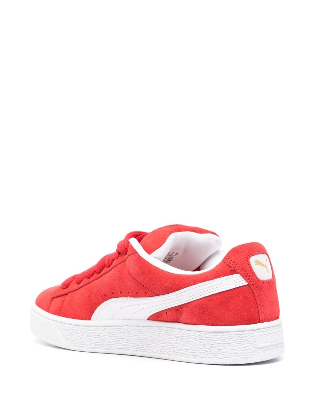 Suede XL logo-print sneakers - 3