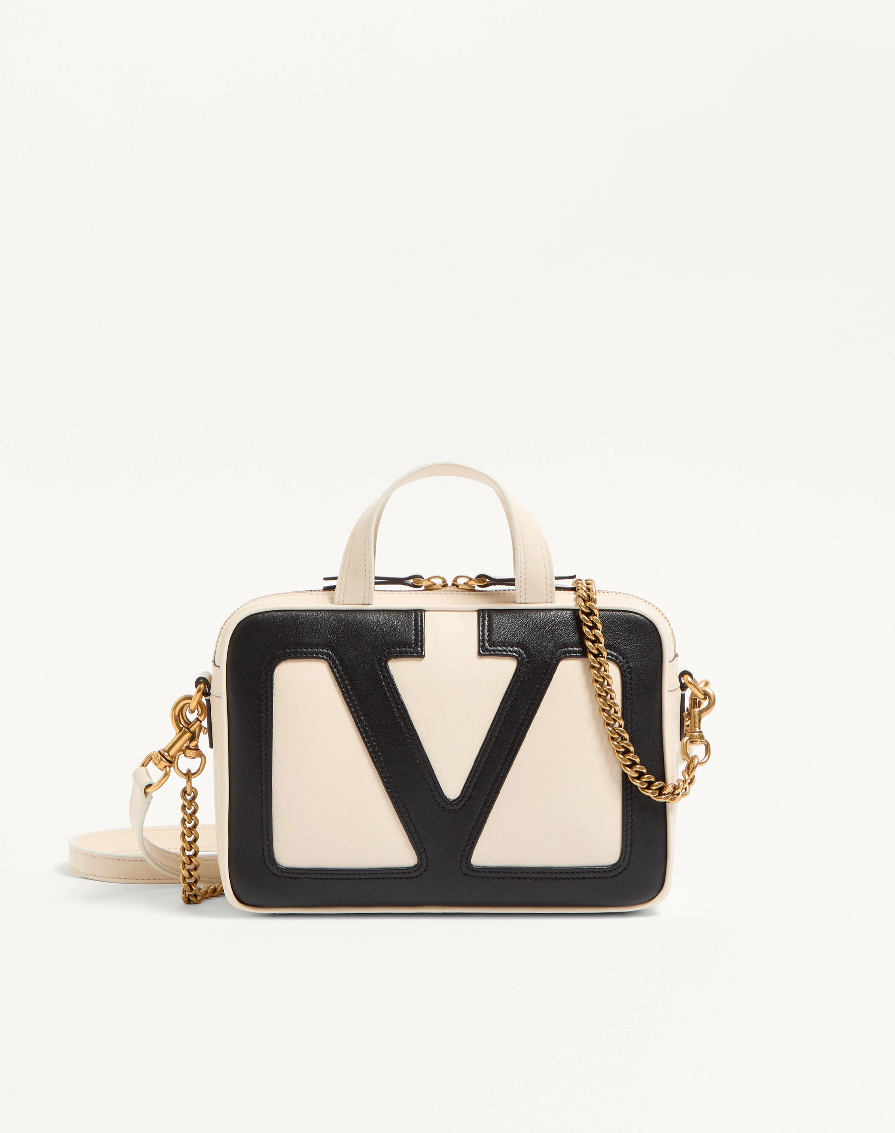 VALENTINO GARAVANI VIVA SUPERSTAR NAPPA LEATHER HANDBAG - 1