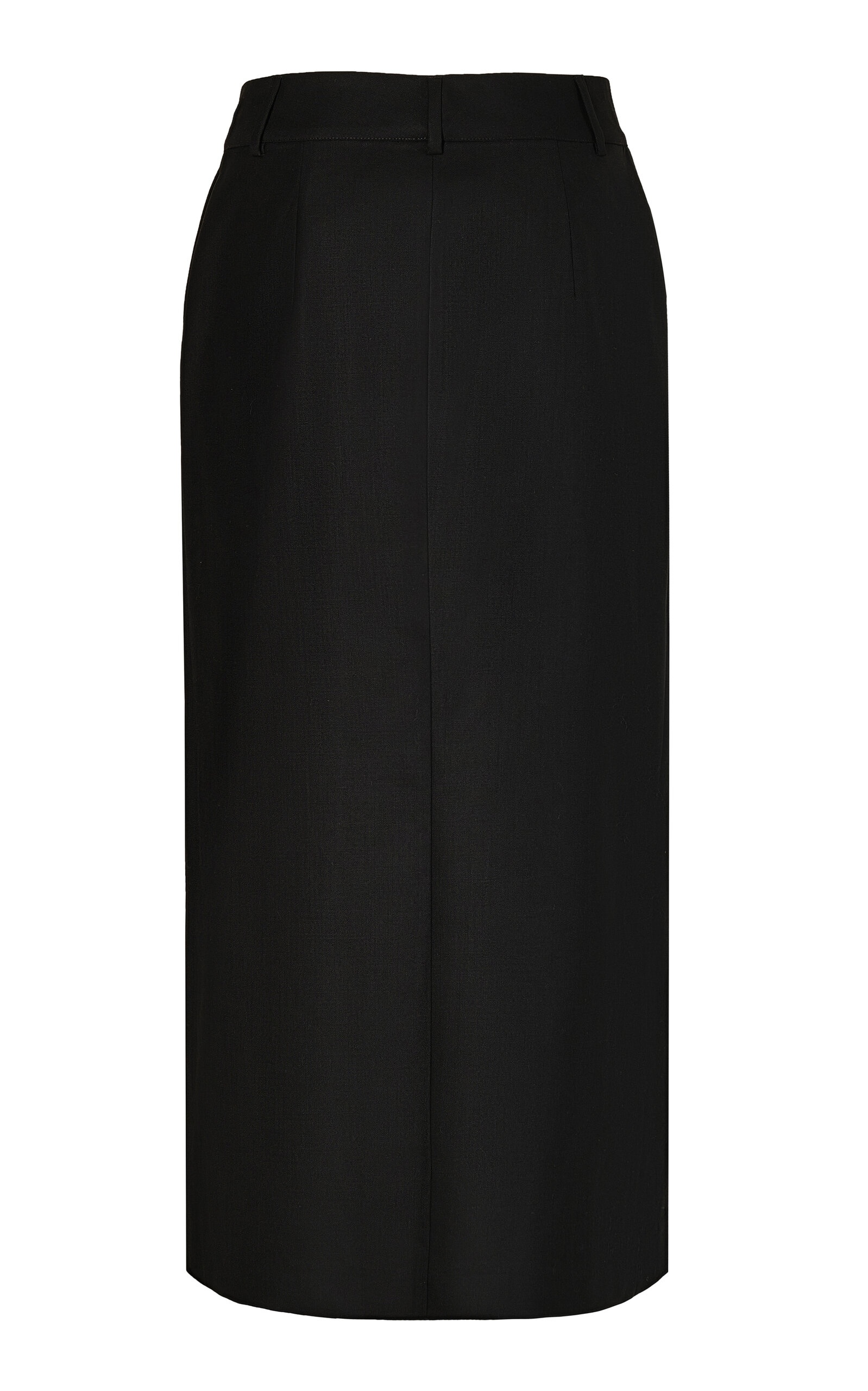 Defensa Noble Wool Midi Skirt black - 6