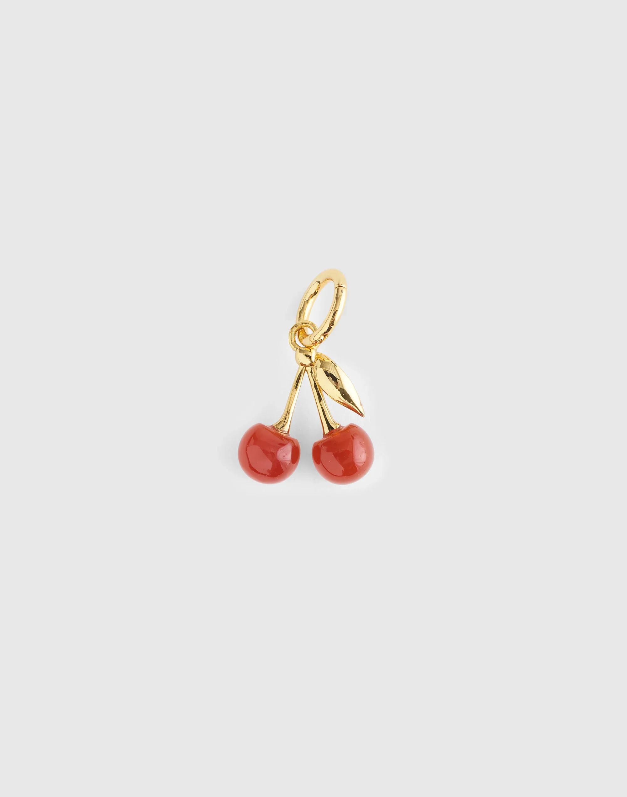 Semiprecious Cherry Charm - 1