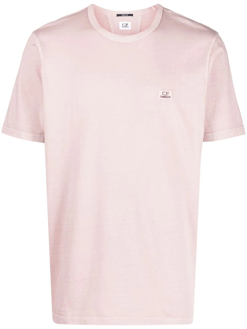 logo-embroidered cotton T-shirt - 1