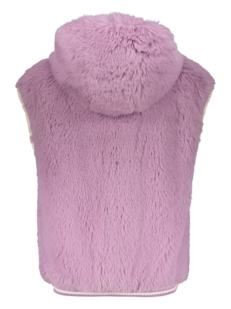 Herno hooded textured gilet outlook