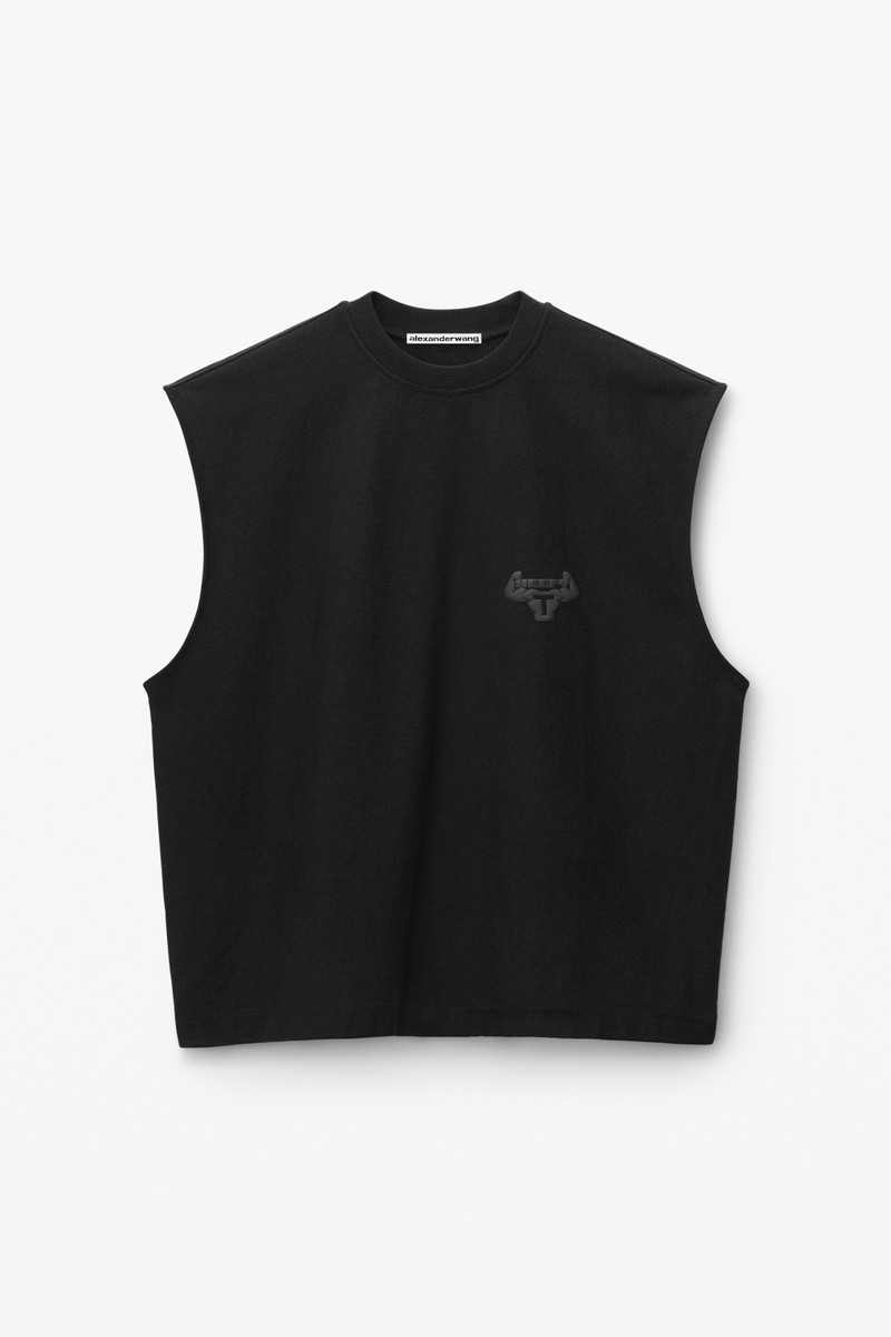 BEEFY GRAPHIC MUSCLE TANK IN JAPANESE JERSEY 1
