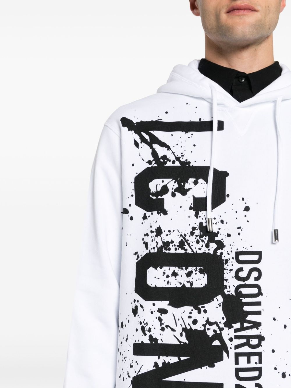 Icon Splash cotton hoodie - 5