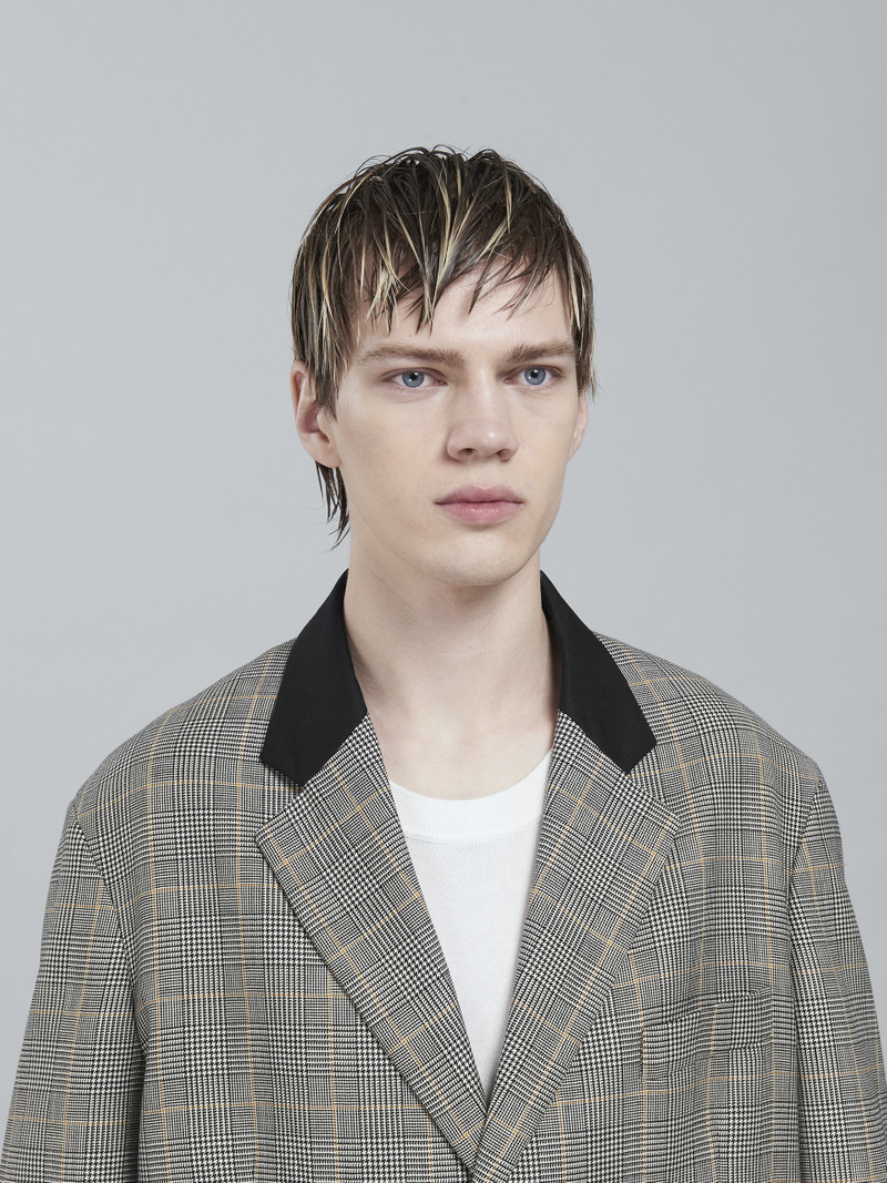 PRINCE OF WALES WOOL COAT 4