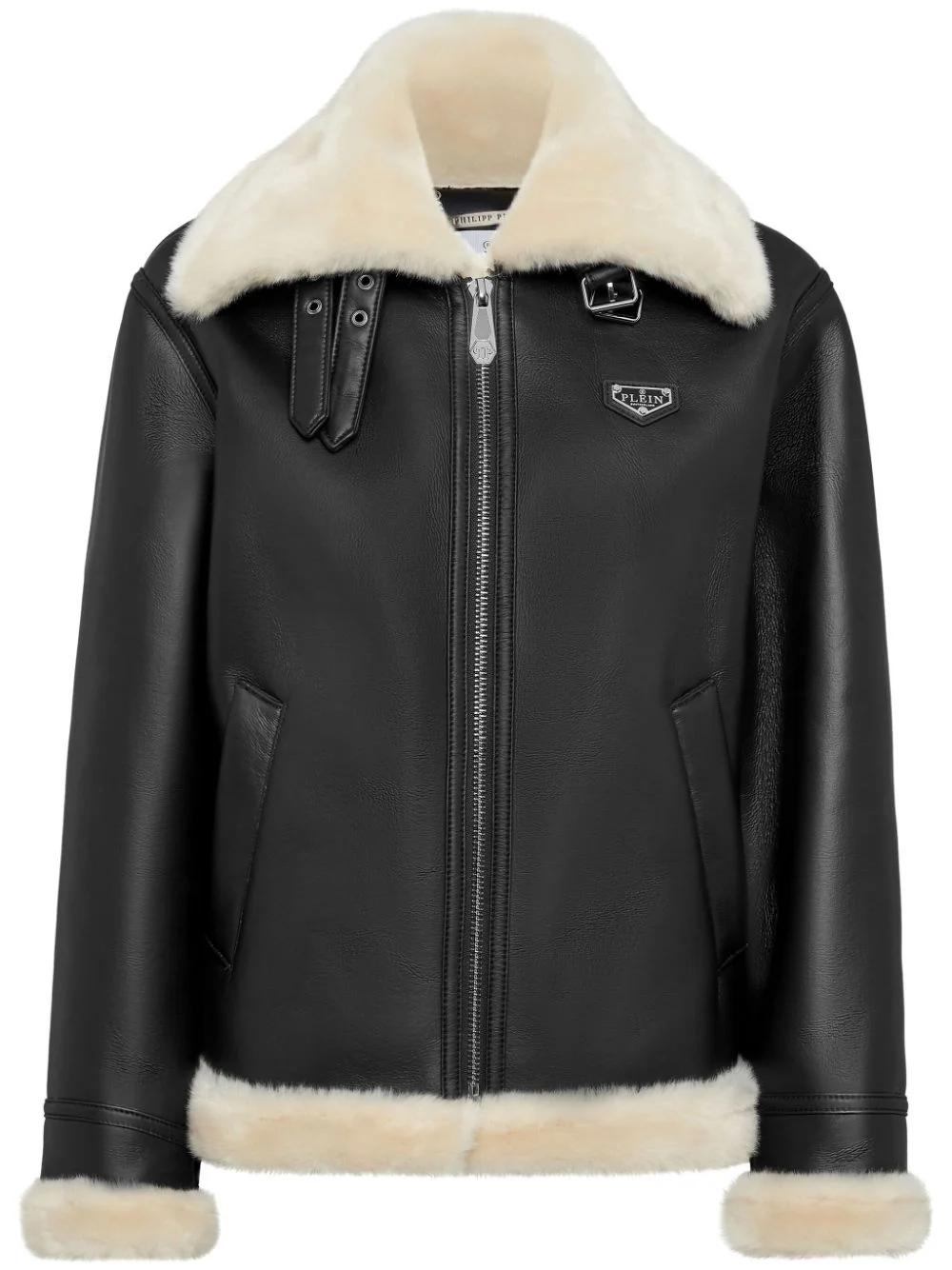 faux-shearling jacket - 1