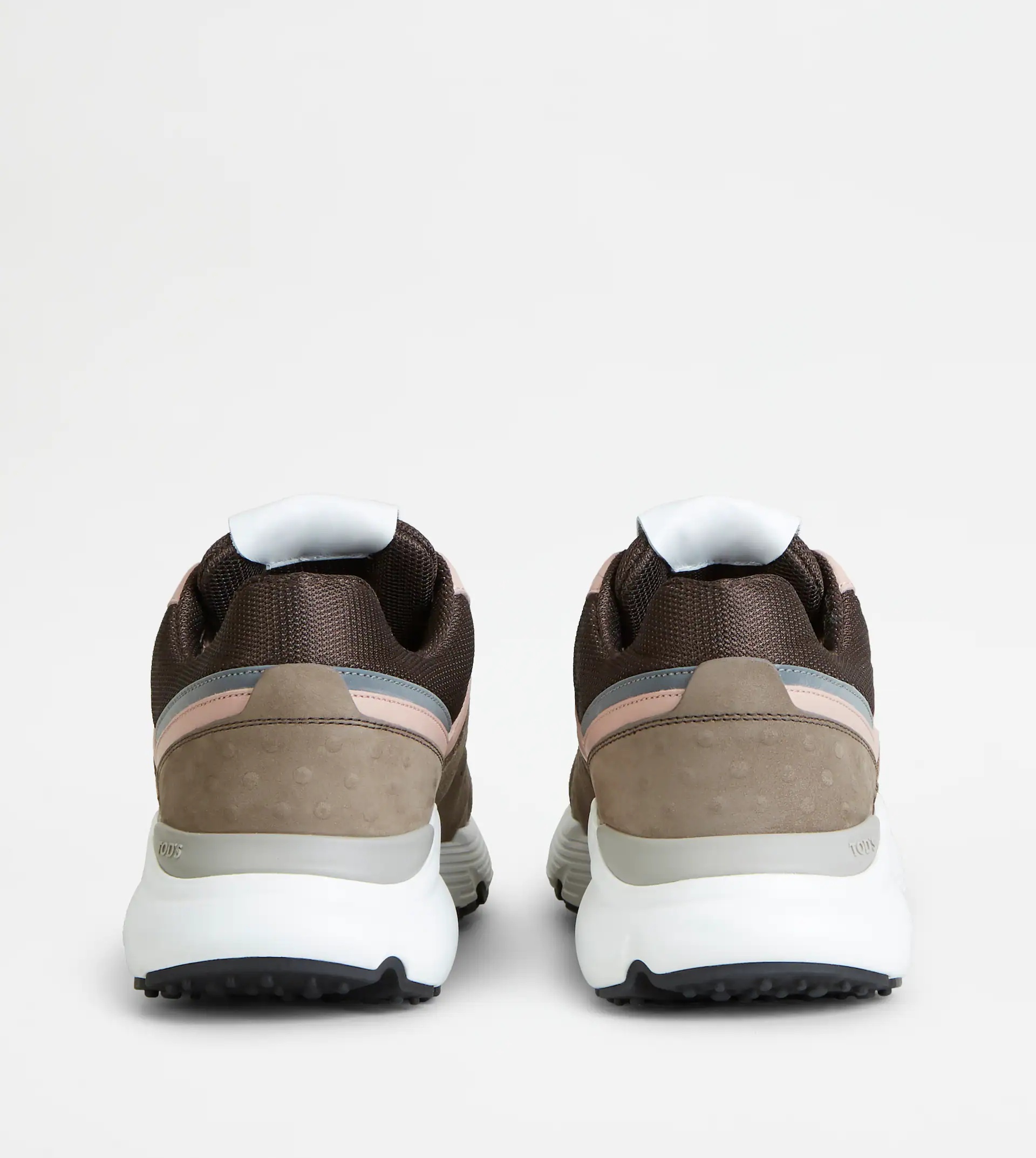 SNEAKERS IN SUEDE - BEIGE, PINK, BROWN - 2