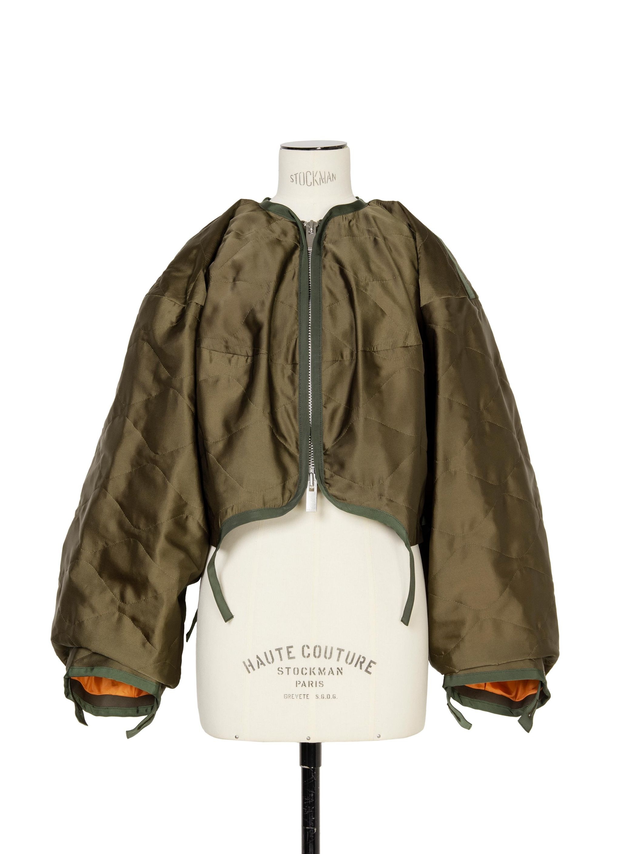 Satin Quilted Blouson - 1
