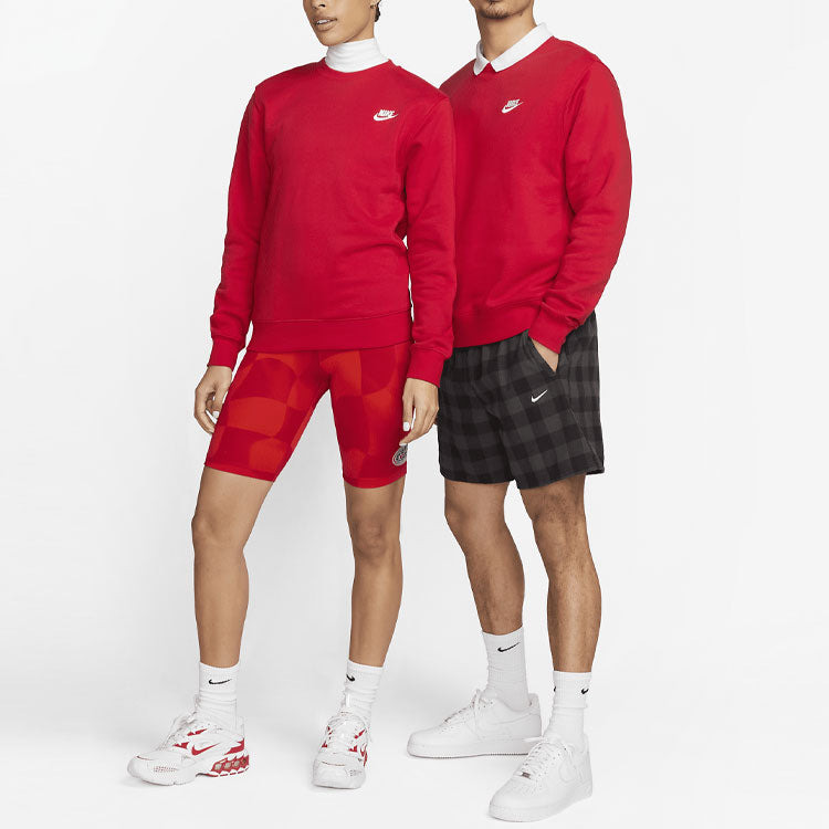 Nike Sportswear Club Fleece Crewneck 'University Red White' BV2662-657 - 3