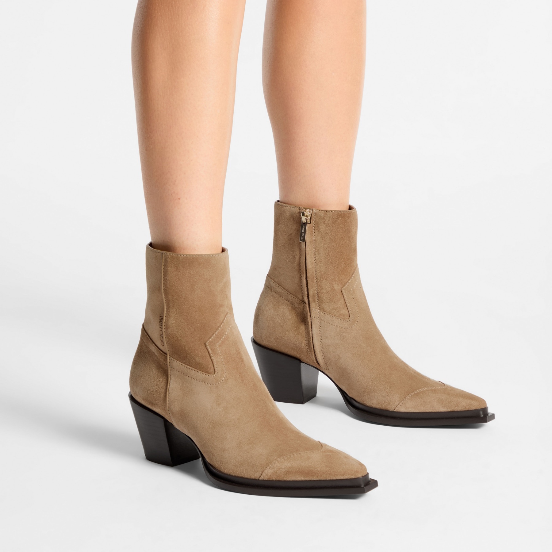 Cece Ankle Boot 60
Rattan Velvet Suede Ankle Boots - 2