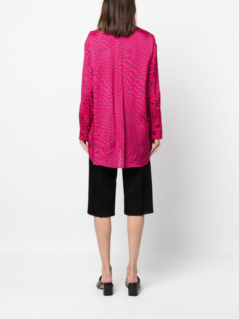 logo-print long-sleeve shirt 4