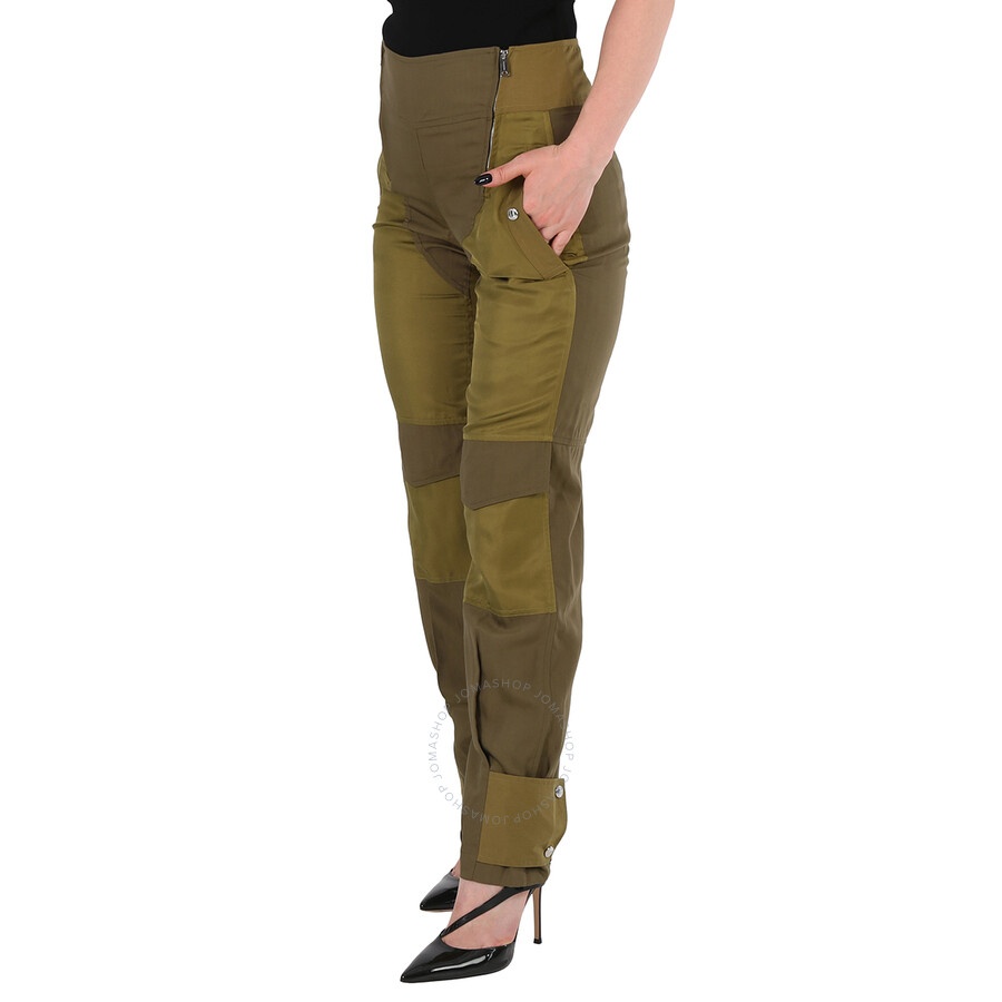 Burberry Dark Seaweed Green Cargo Pants - 3