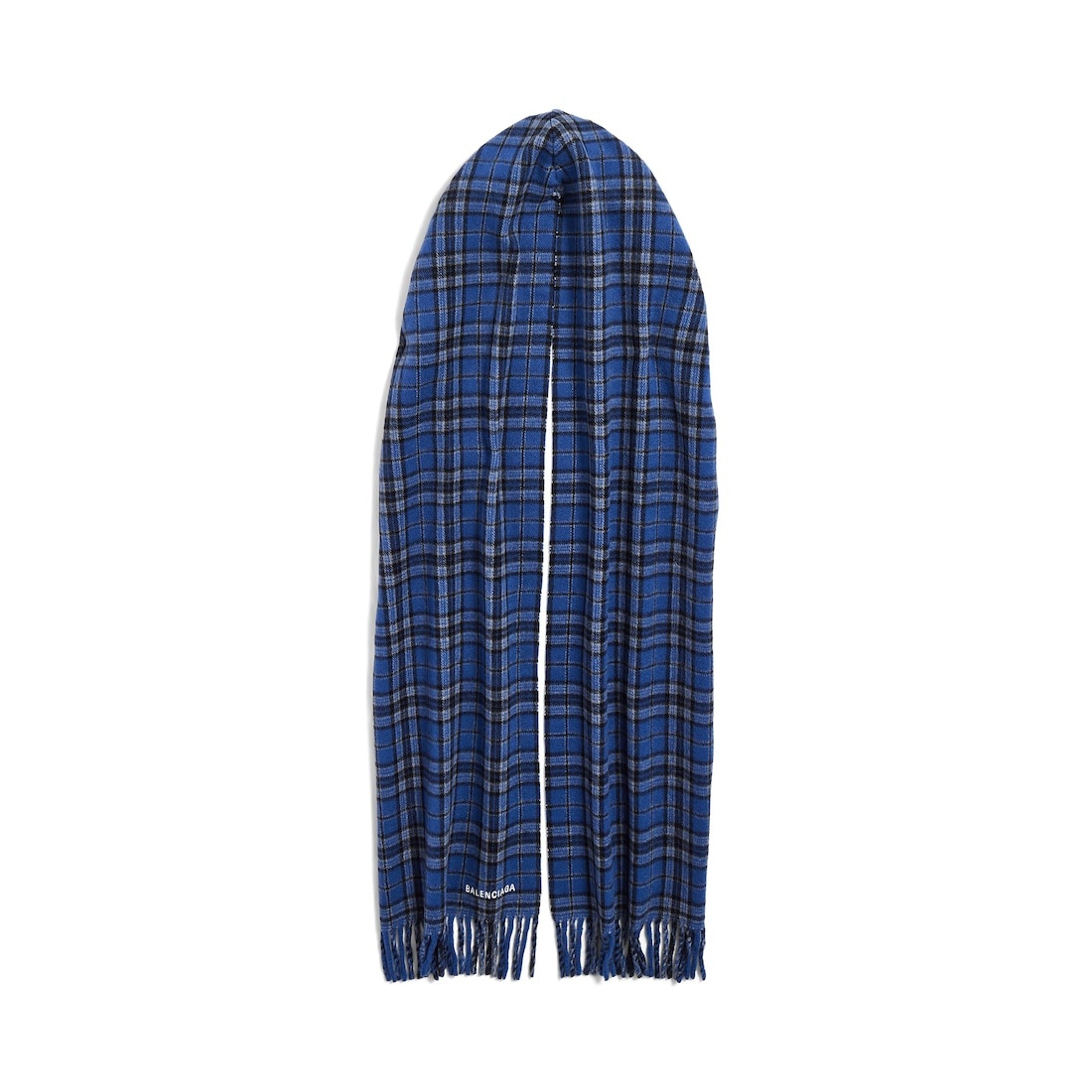 Men's Hooded Scarf in Navy - 2