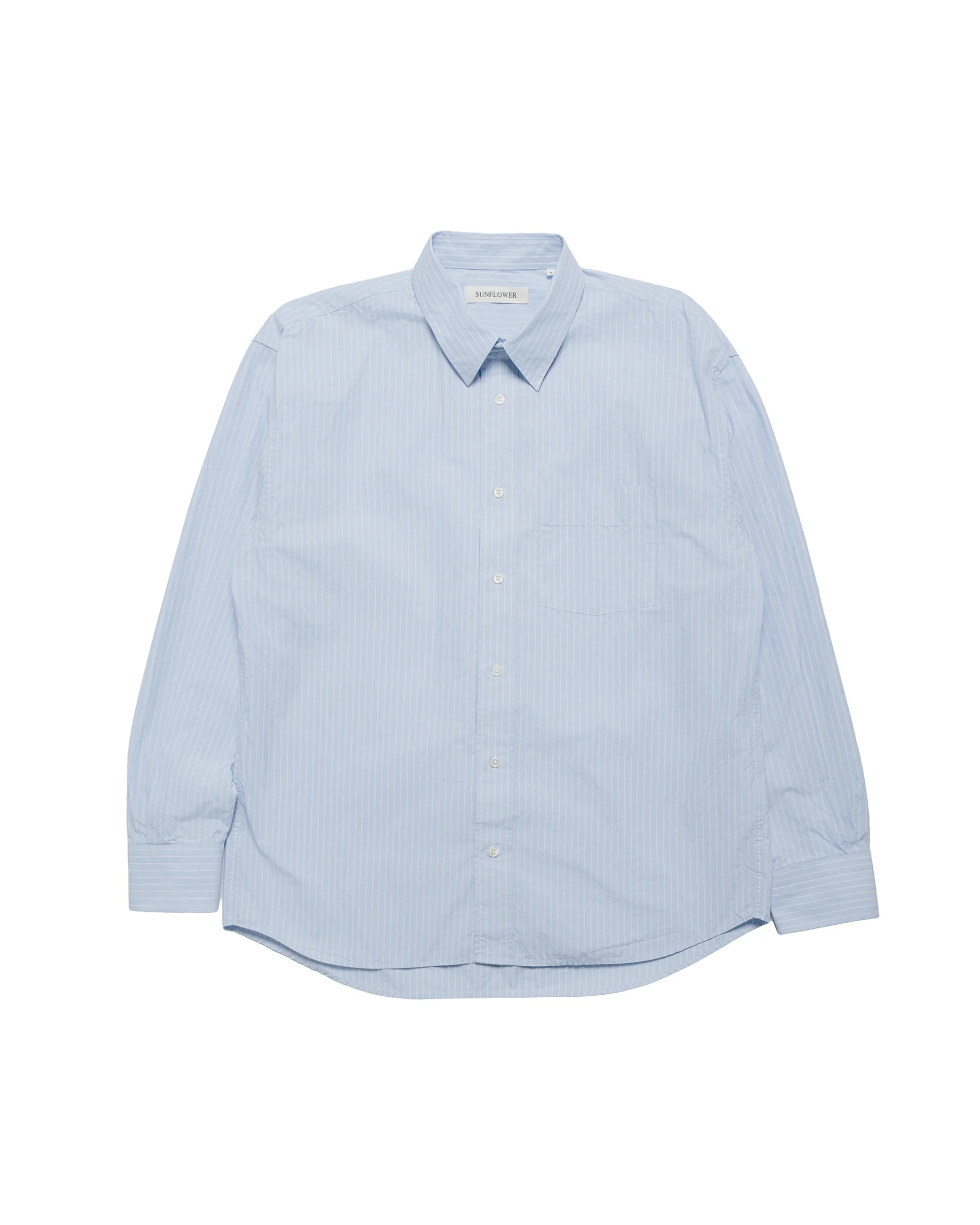 New Base Shirt Striped 210 Blue - 1