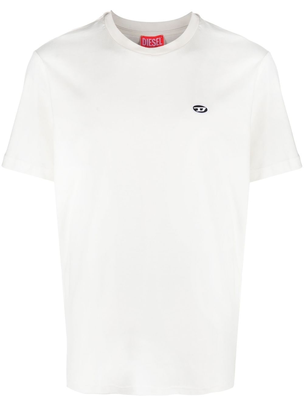 embroidered-logo cotton T-shirt - 1