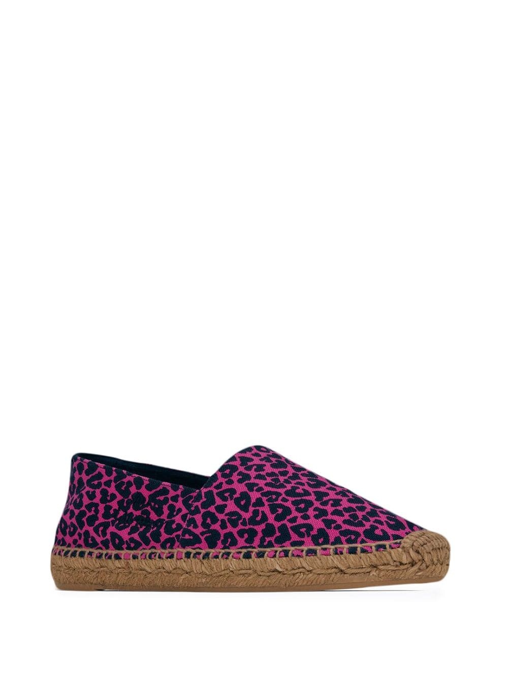 leopard-print raffia-sole espadrilles - 2