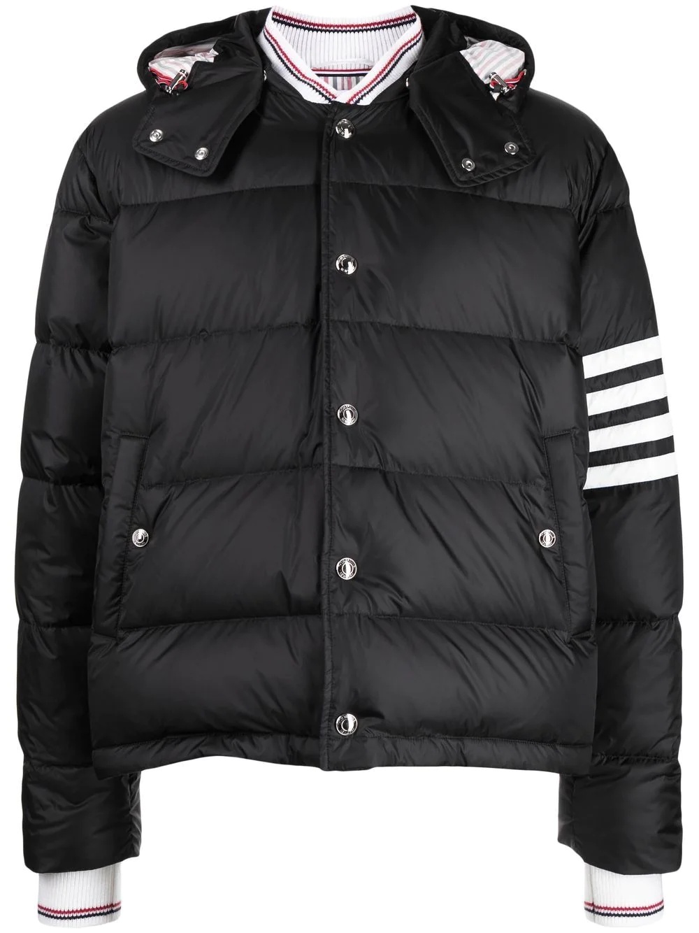 4-Bar Stripe padded jacket - 1