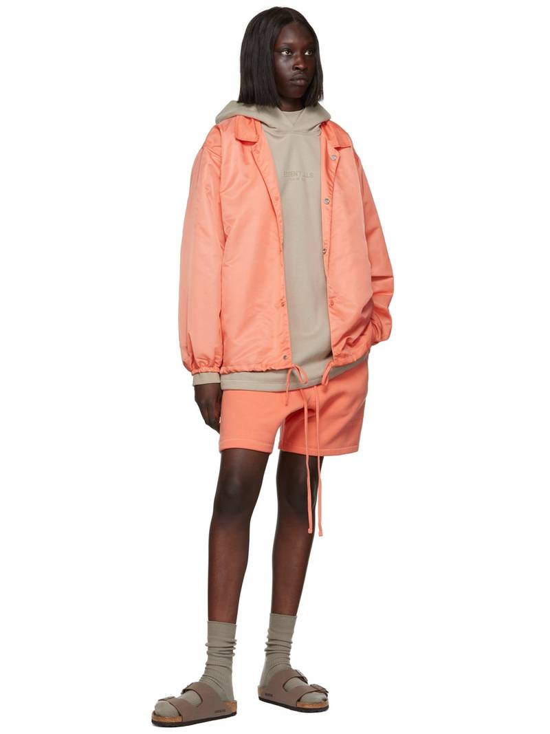 ESSENTIALS Pink Nylon Jacket outlook