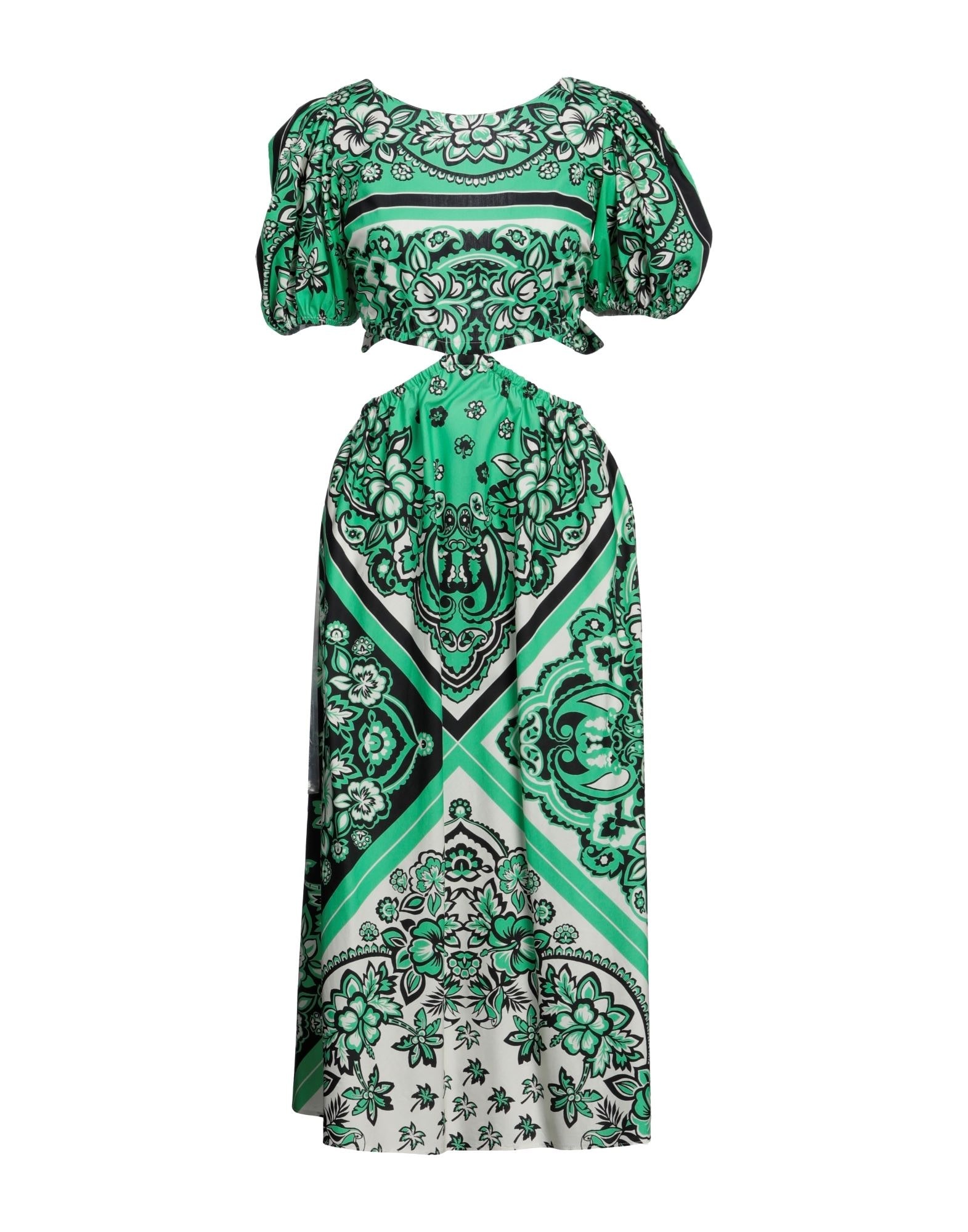 Green Women's Midi Dress - 1