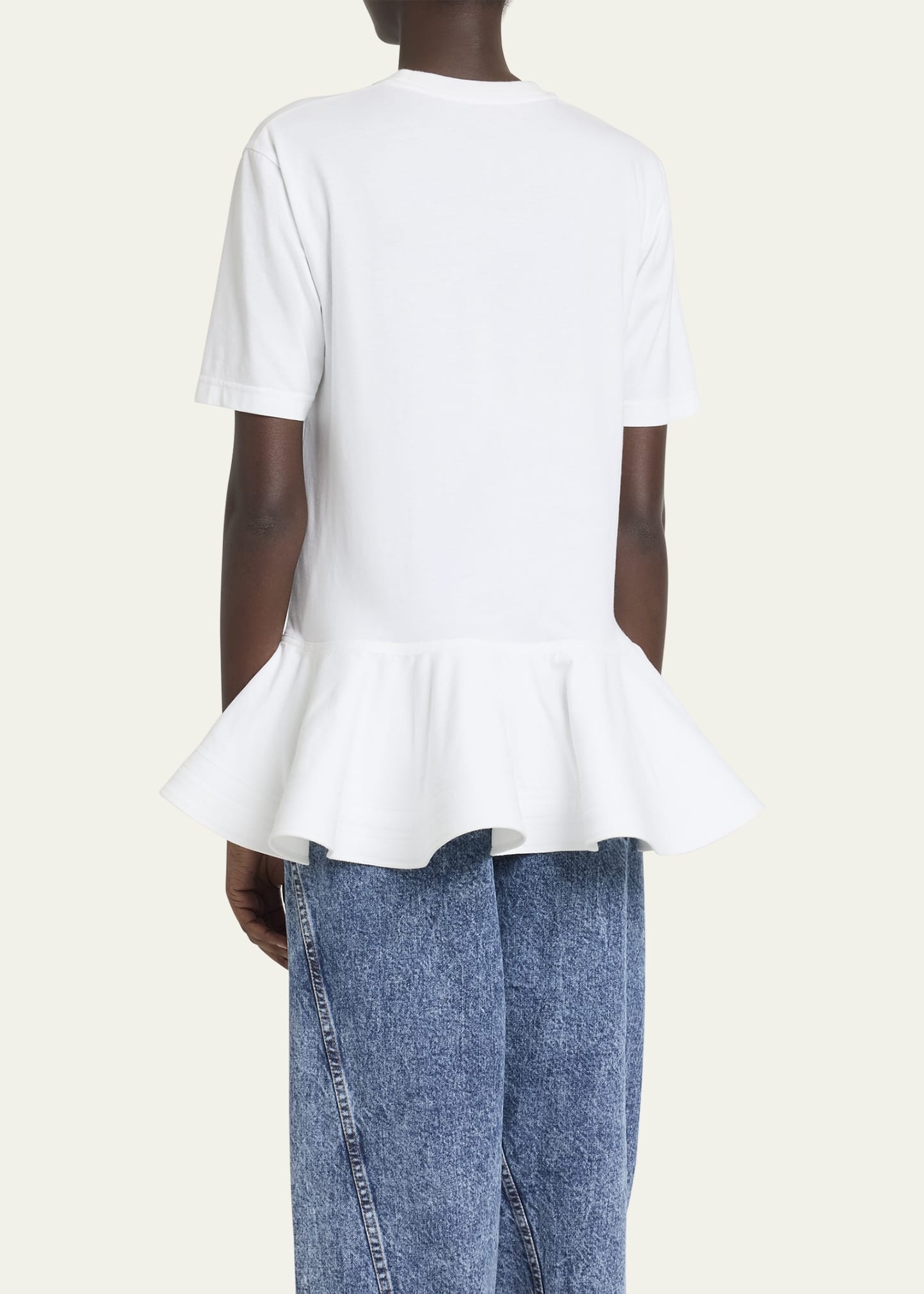 Short-Sleeve Peplum T-Shirt - 3
