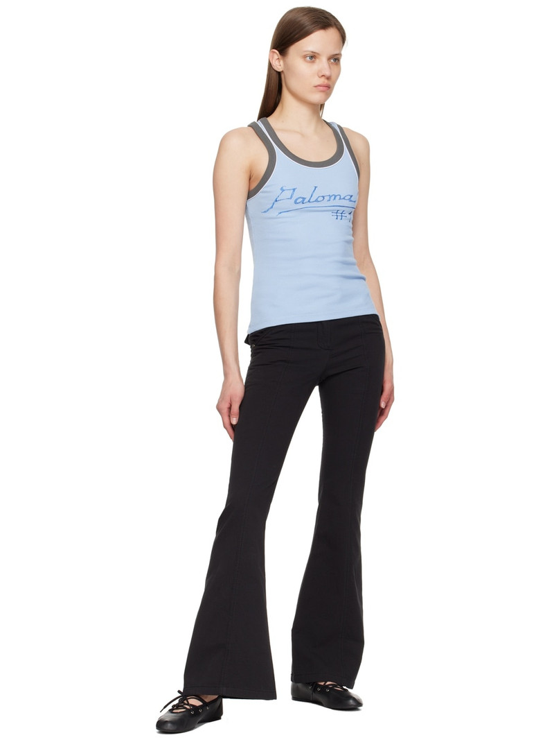 OPEN YY Black Bootcut Trousers outlook