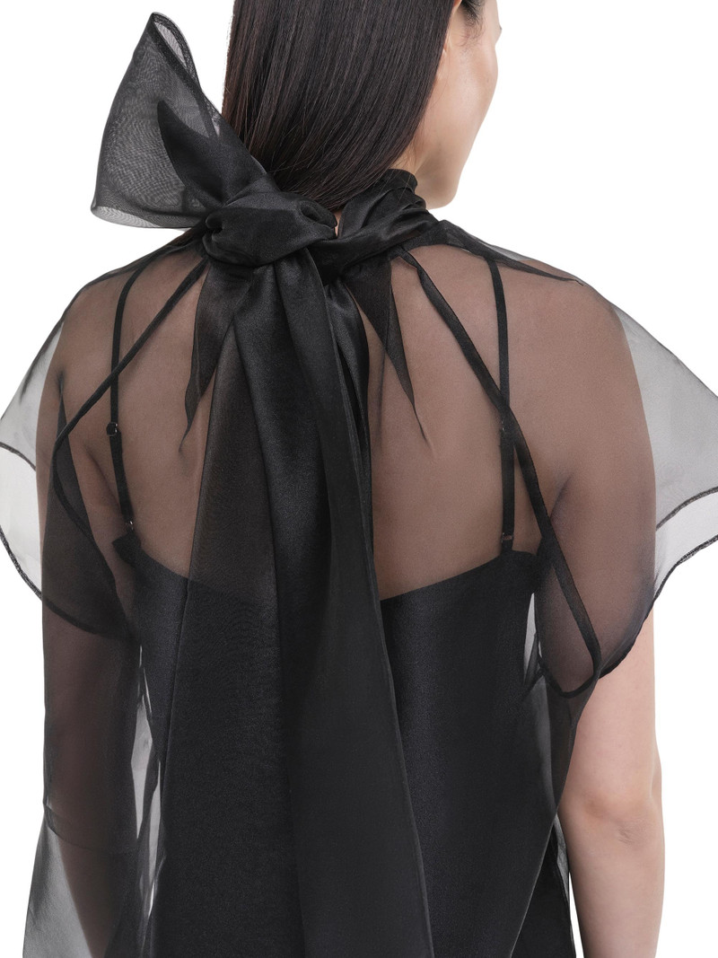 Women's Feyre Bow-Neck Top - Black 6
