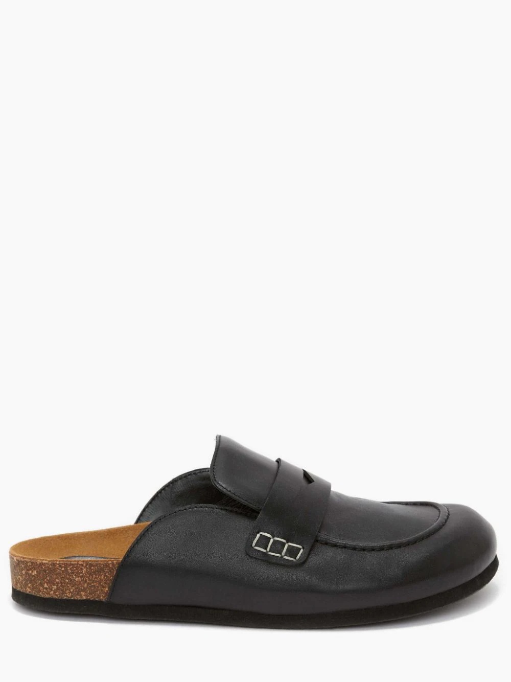 MEN’S LEATHER LOAFER MULES - 1