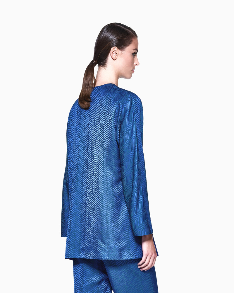 VISCOSE CHEVRON JACQUARD JACKET 3