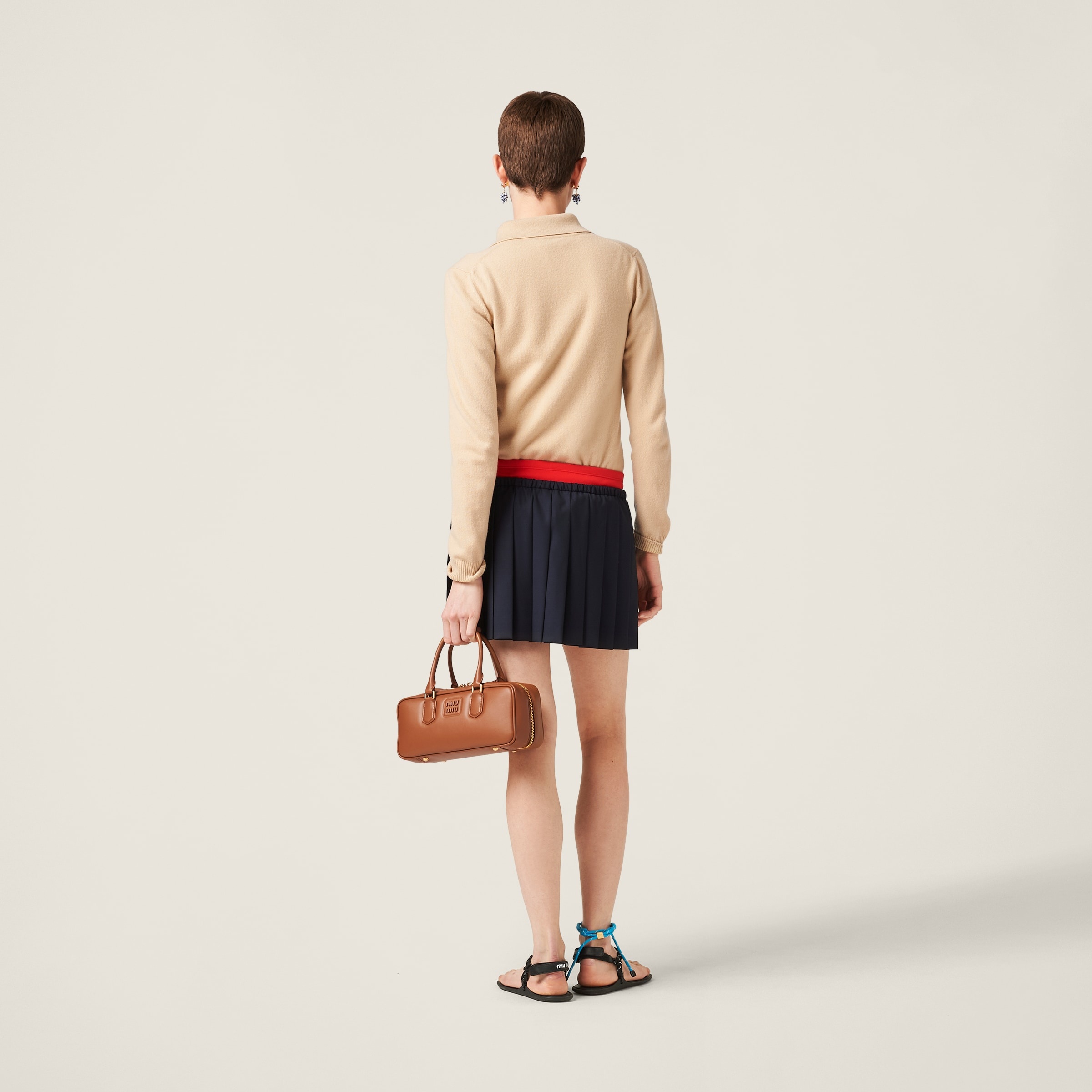 Pleated Batavia skirt - 3