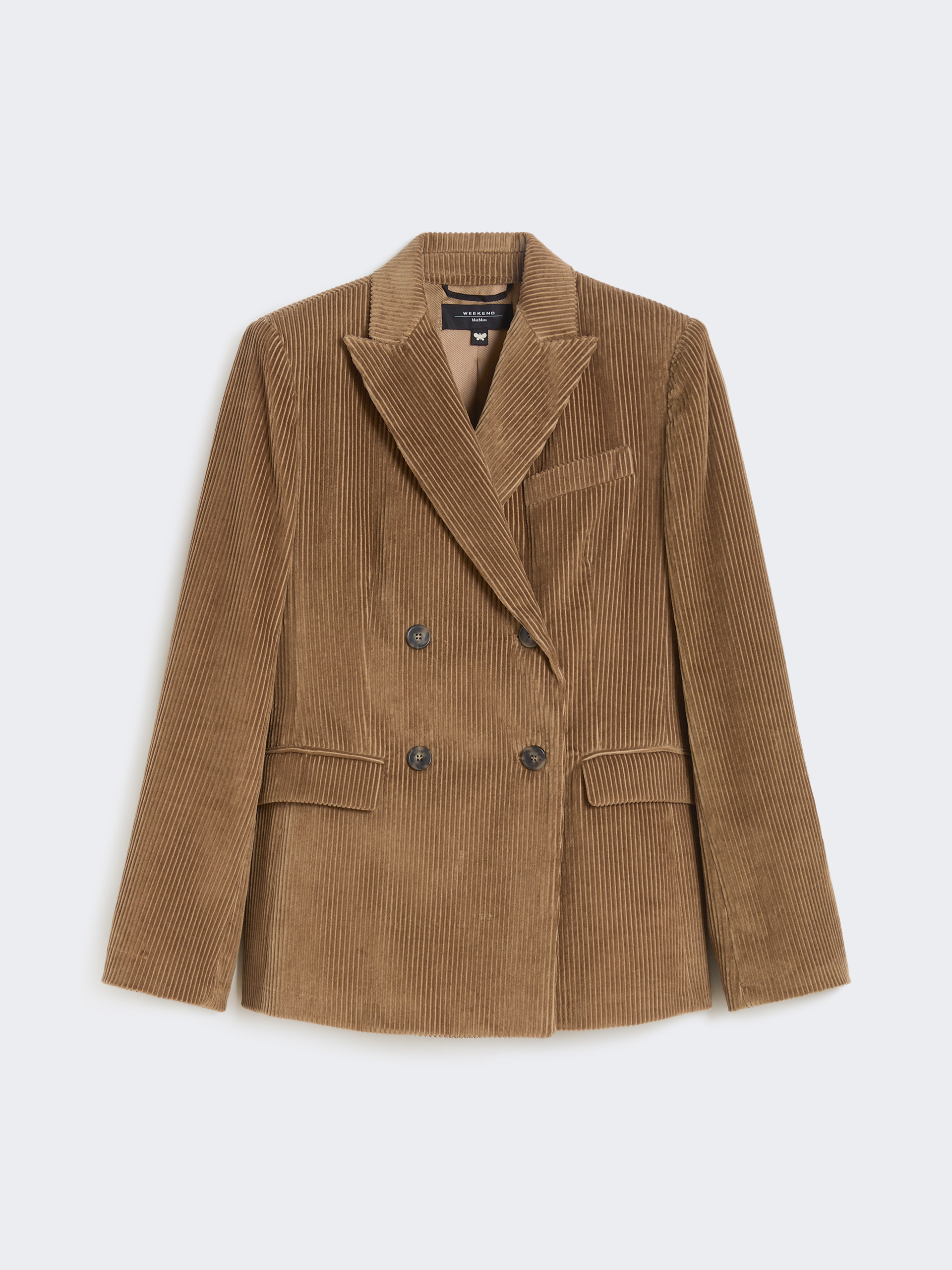KATANGA Double-breasted velvet blazer - 1