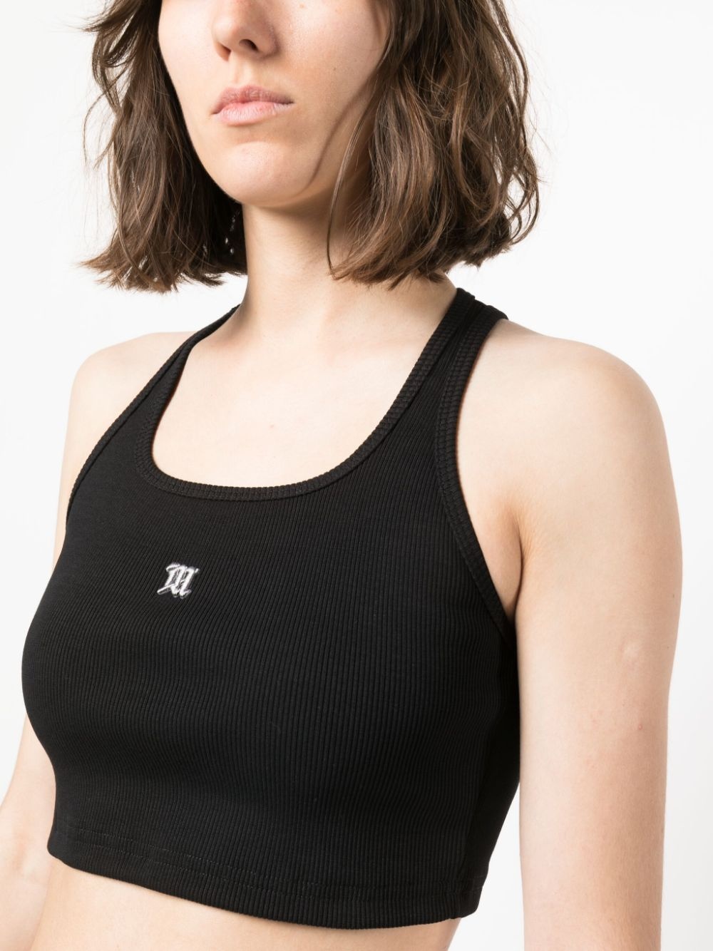 The M logo-embroidered top - 9