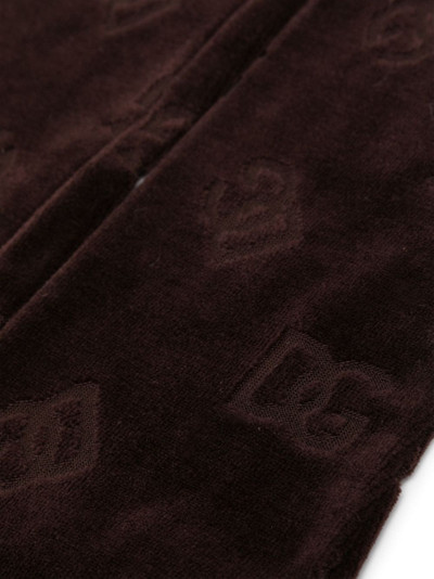 Dolce & Gabbana logo-debossed cotton gloves outlook