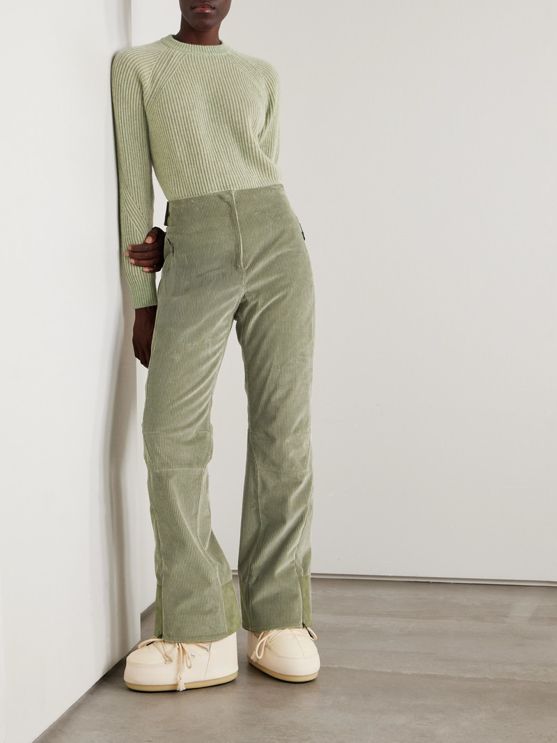SEASE Akuna Padded Corduroy Straight-leg Ski Pants outlook