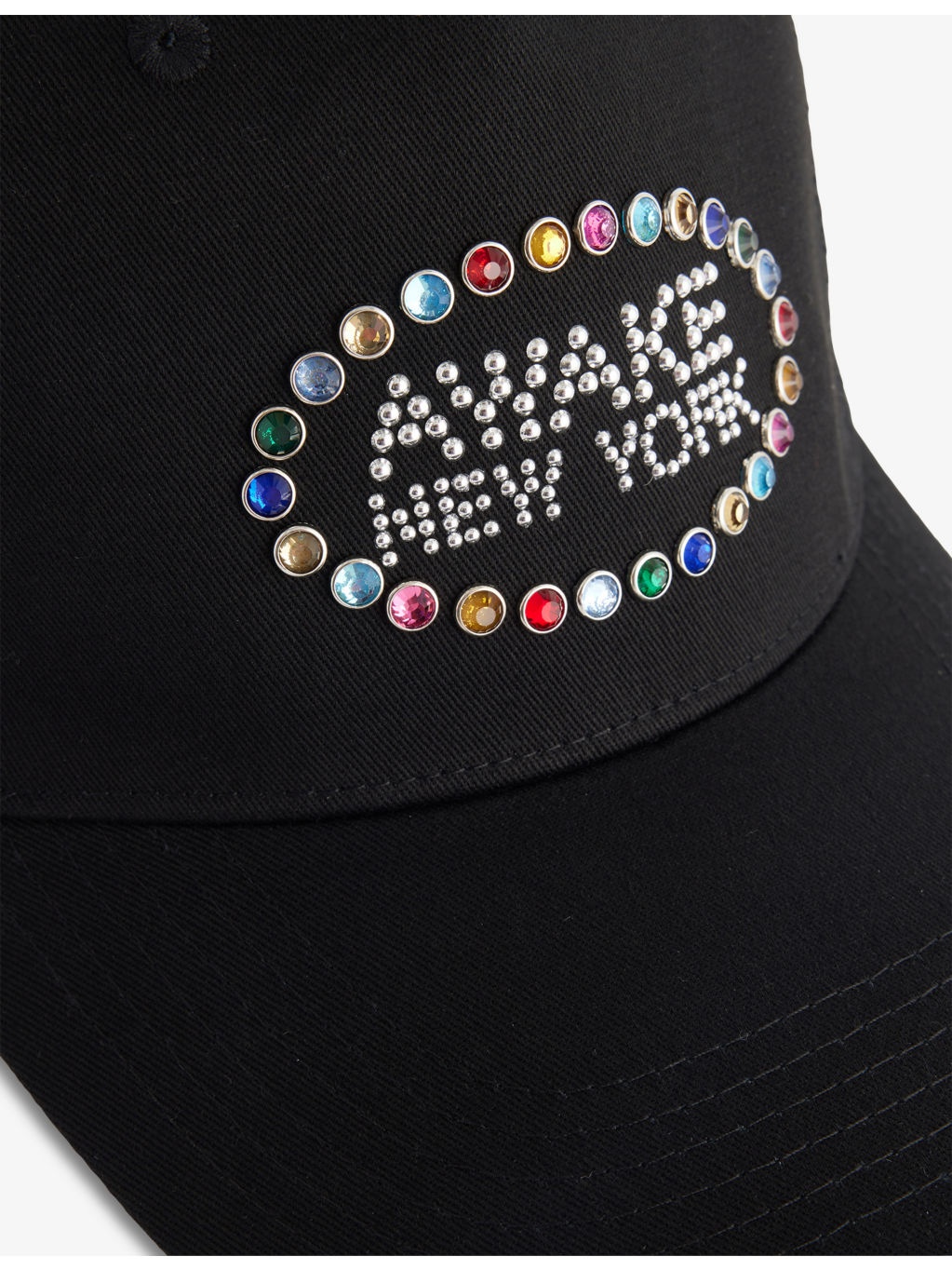 Gem Studded-Brand Cotton Trucker Hat - 2