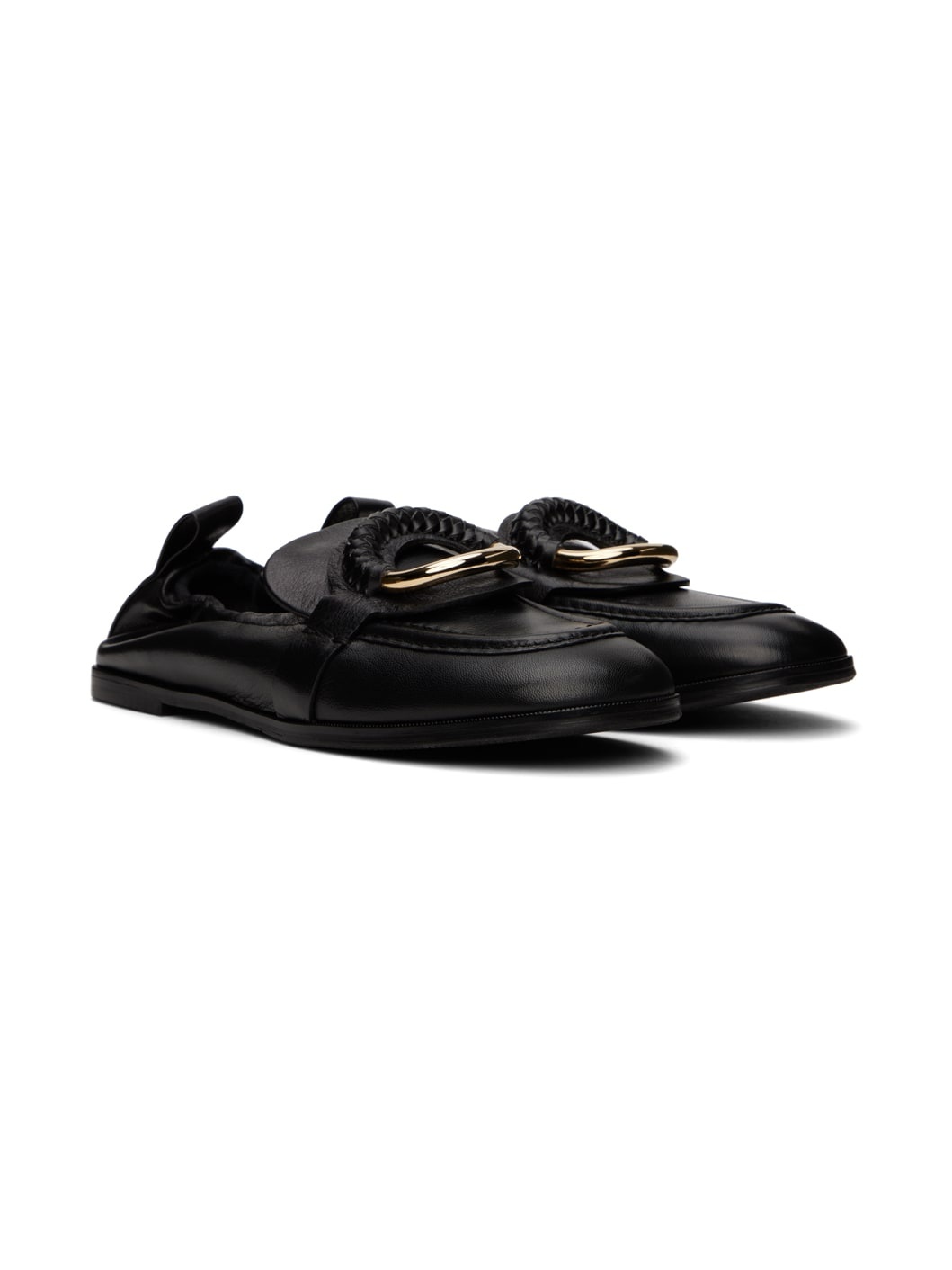 Black Hana Loafers - 4