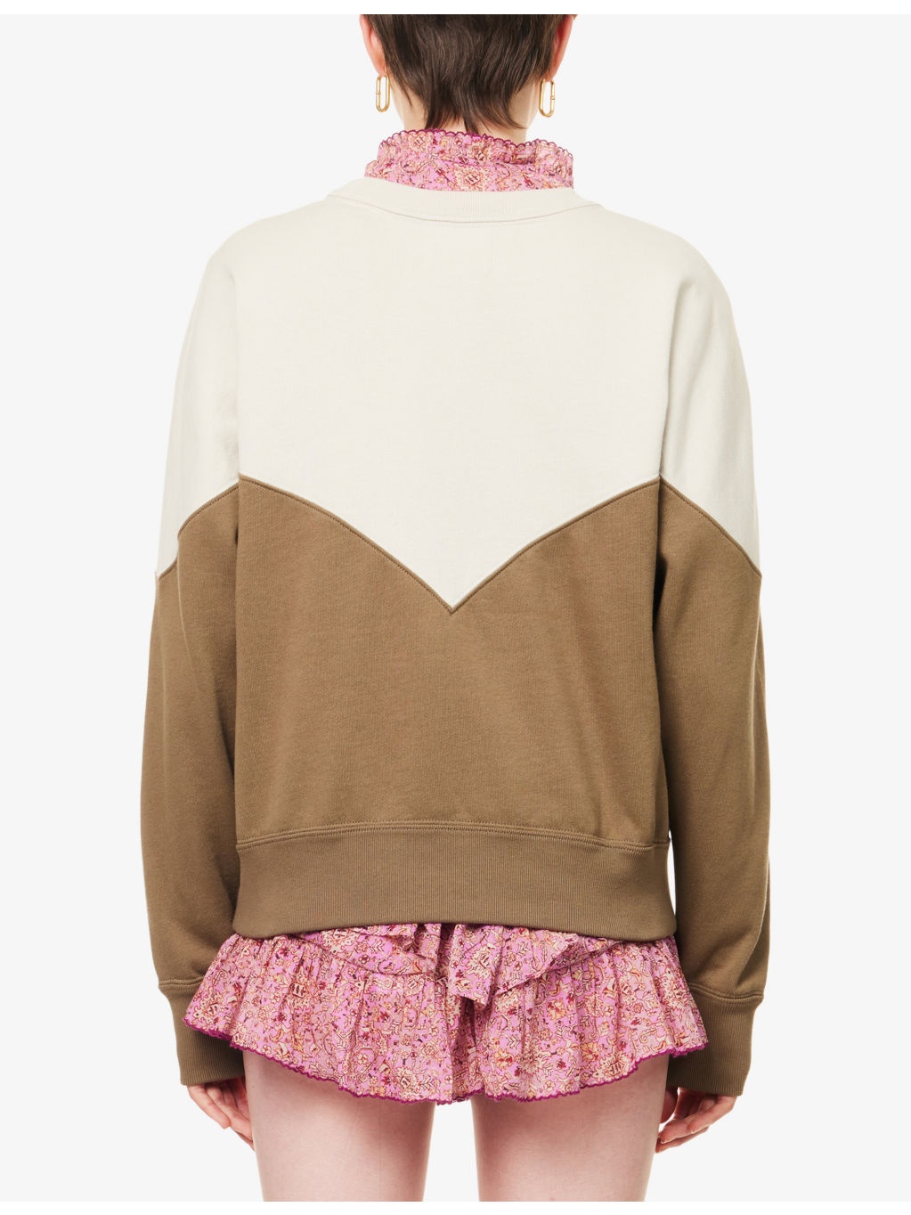 Houston Flocked-Logo Cotton-Blend Sweatshirt - 4