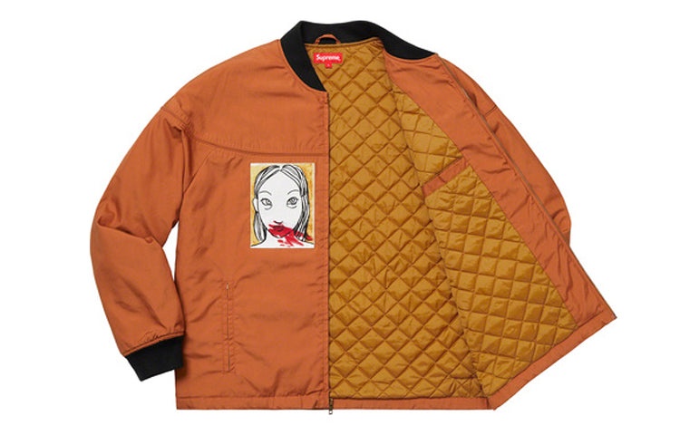 Supreme Mug Shot Crew Jacket 'Burnt Orange' SUP-FW19-388 - 3