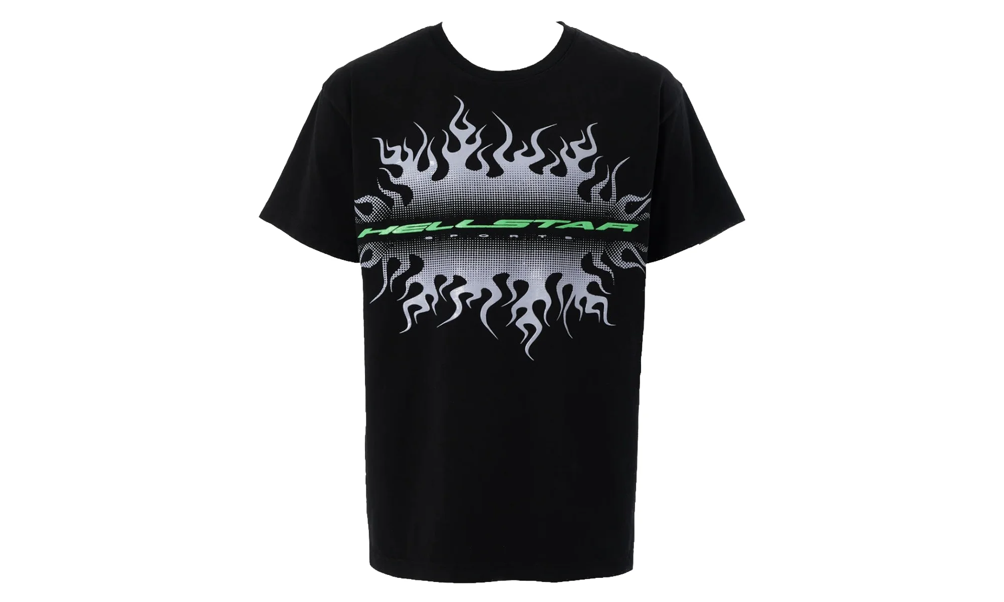 Gradient Flame Sports Logo T-Shirt "Black" HSR349 - 1
