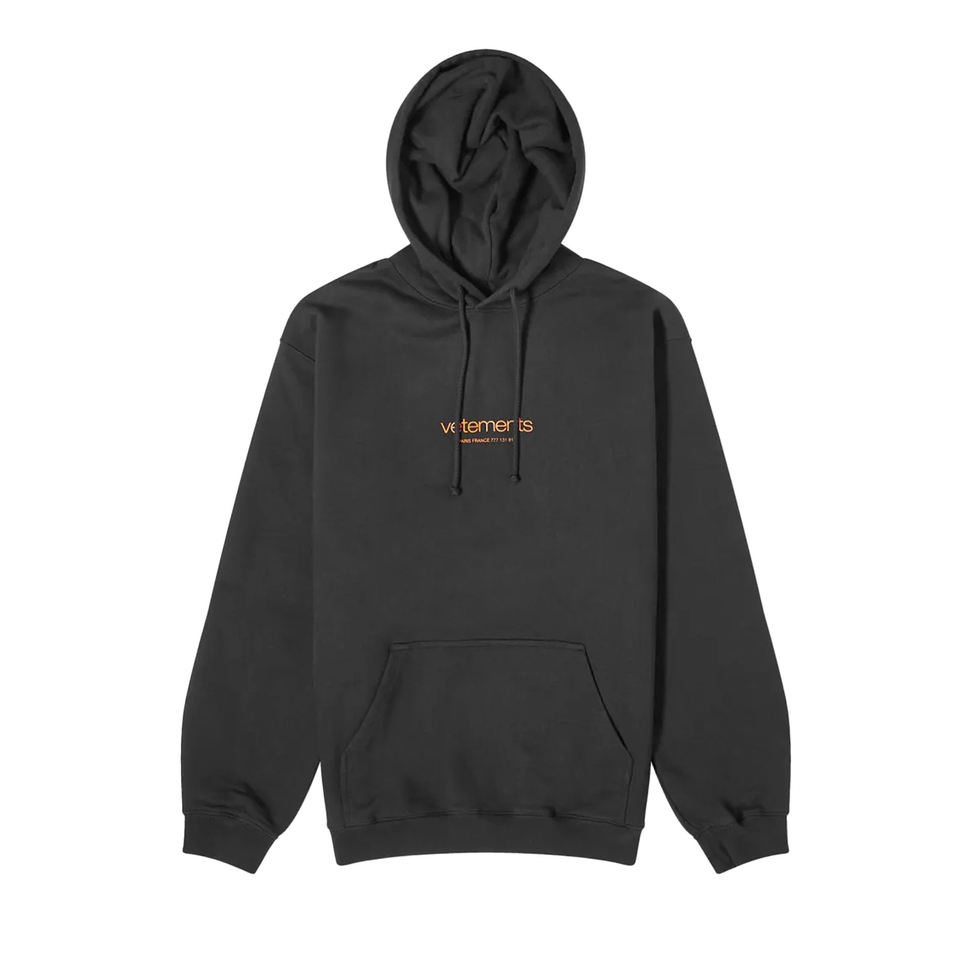 Vetements Urban Logo Hoodie 'Black' - 1