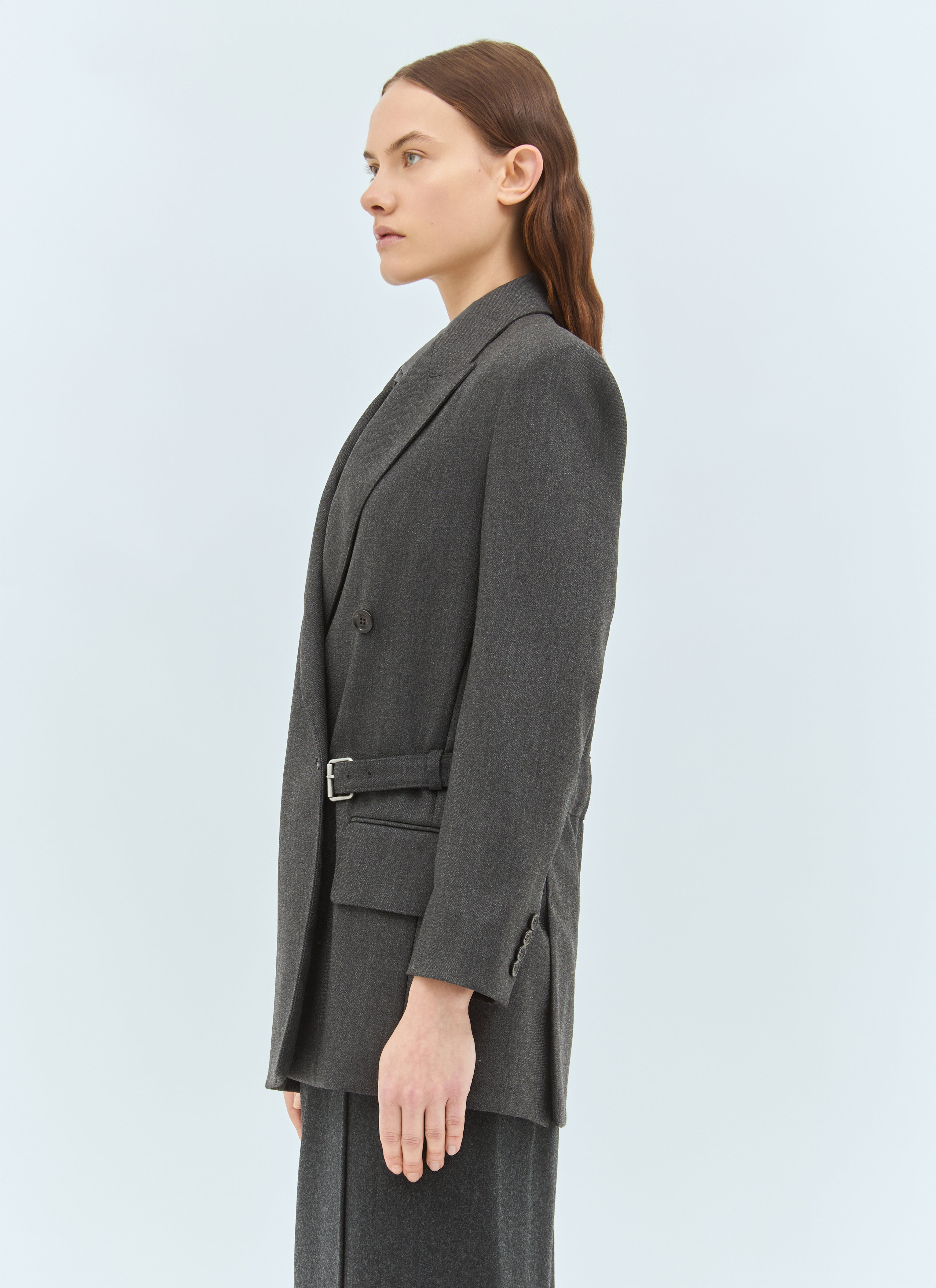 Max Mara Women Double-Breasted Wool Blazer - 4