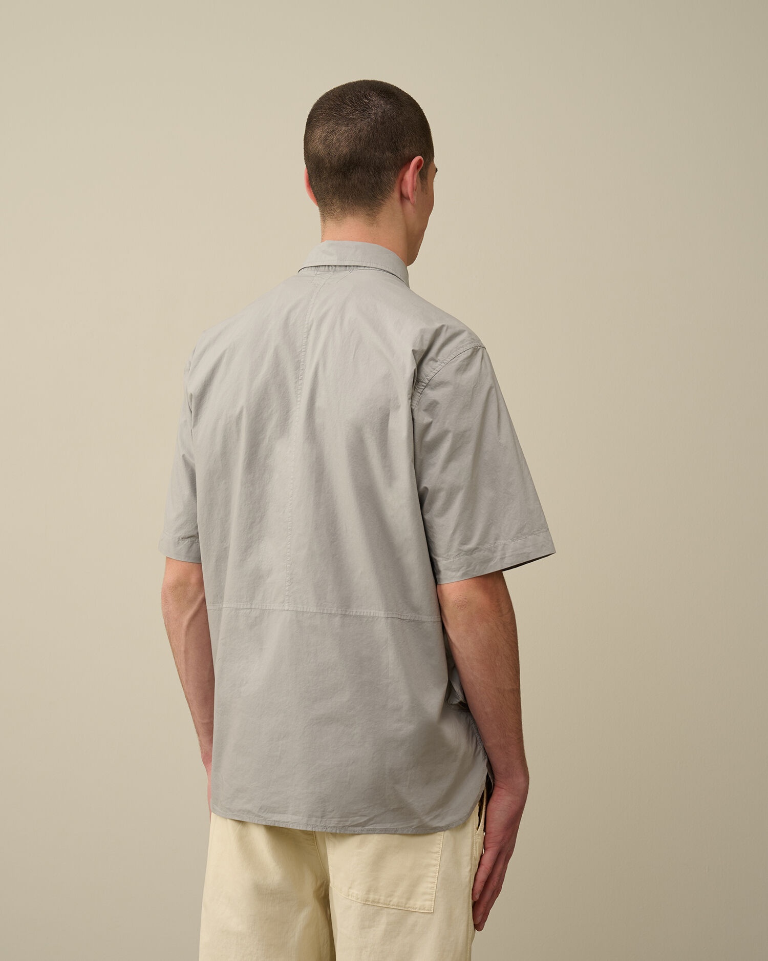 Cotton Popeline Pocket Shirt - 3