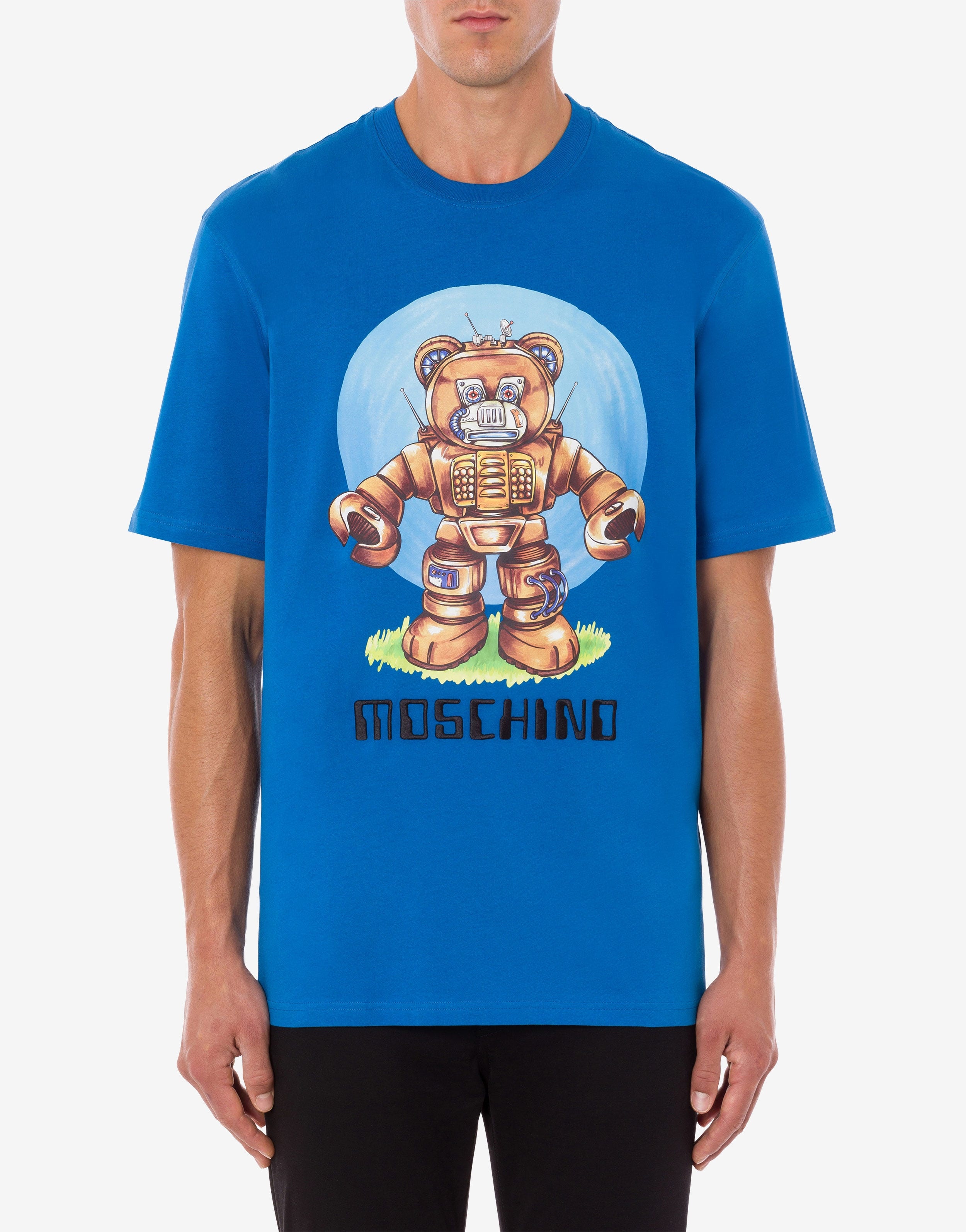 ROBOT BEAR ORGANIC JERSEY T-SHIRT - 2