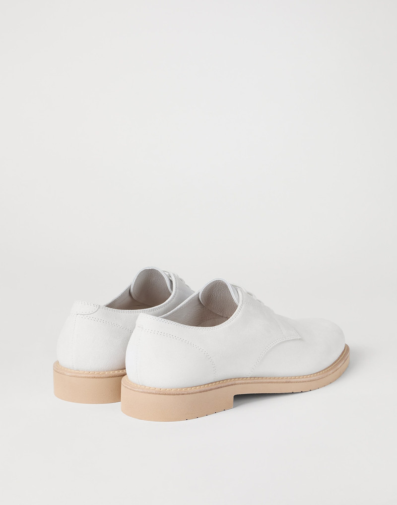 Brunello Cucinelli Reversed calfskin lightweight Derbys outlook