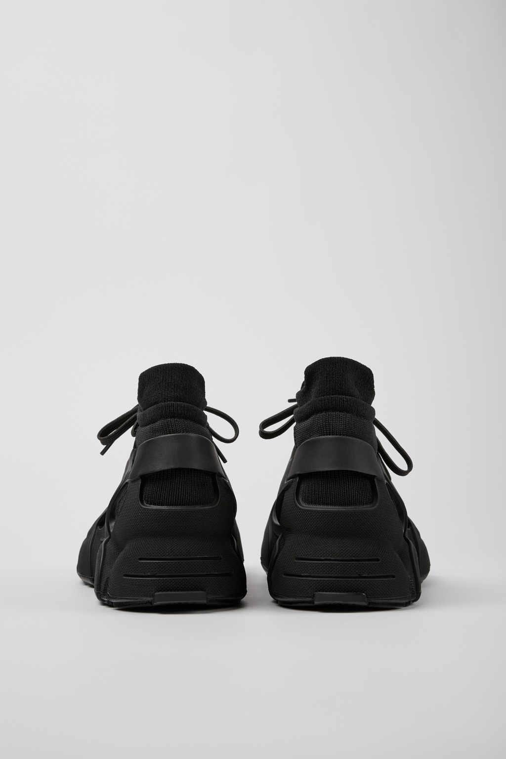 Black Caged Sneakers - 3