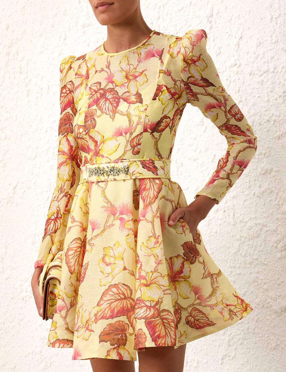 MATCHMAKER FLORAL MINI DRESS - 5