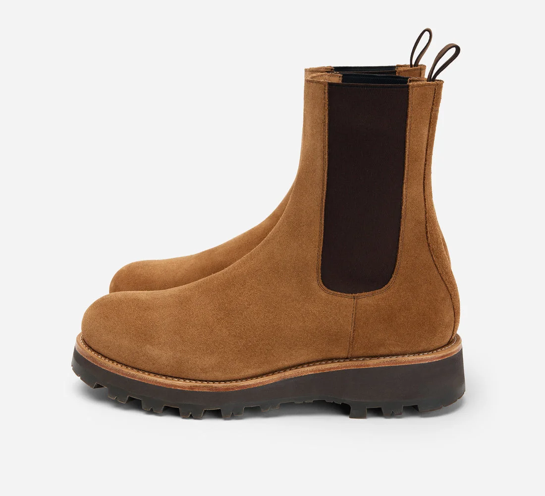 Lug Chelsea Boot - Snuff Suede - 1