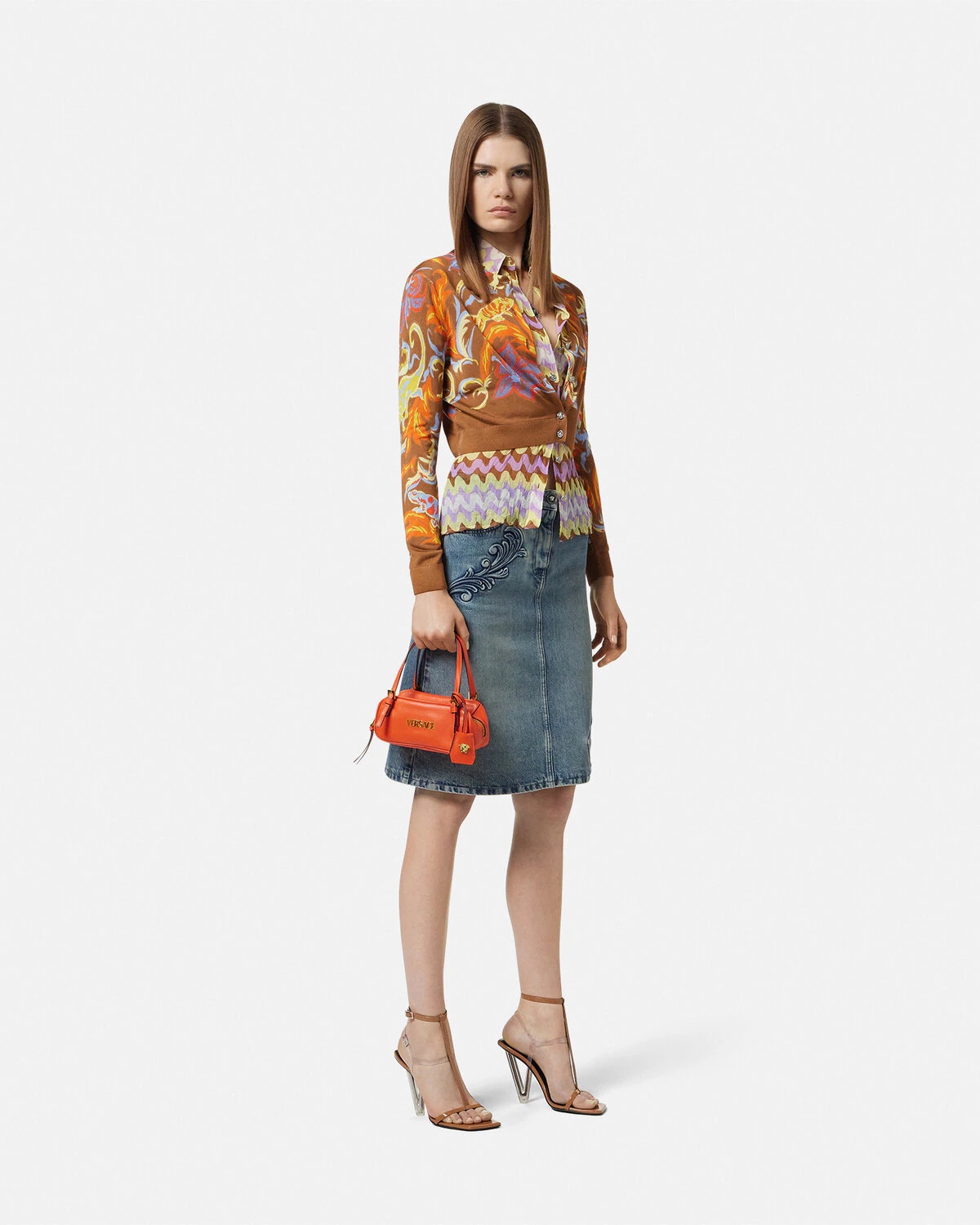 Versace Tag Bowling Mini Bag - 3